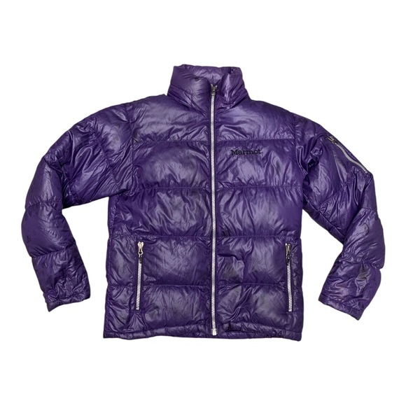 🟣Marmot 650 fill purple puffer jacket🟣 - Picture 9 of 16